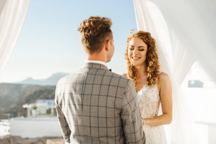 ślub na Santorini