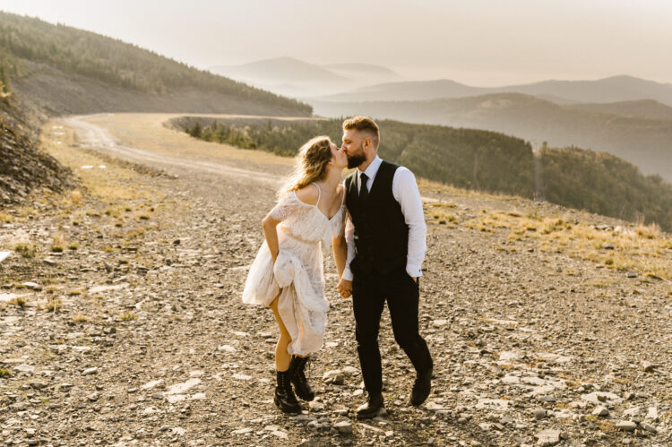 sesja poślubna w górach na Skrzycznym